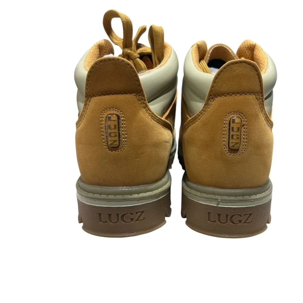 Lugz Pathway Golden Wheat Cream Gum Moc Toe Boots Mens workwear utility